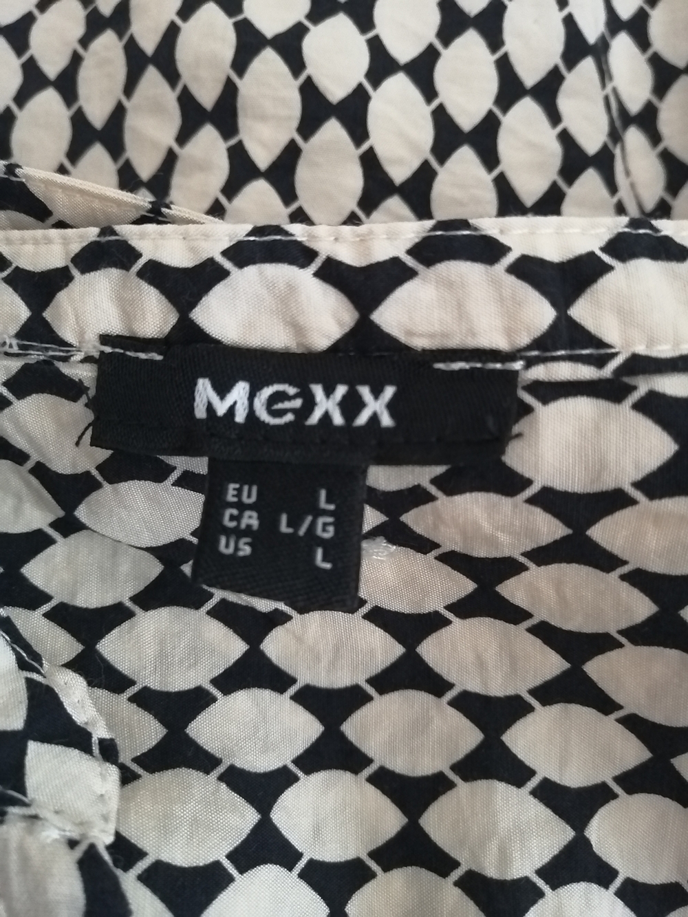 Mexx Cream and Black Polka-Pattern Maxi Dress with Waist Tie - Picture 8 of 9
